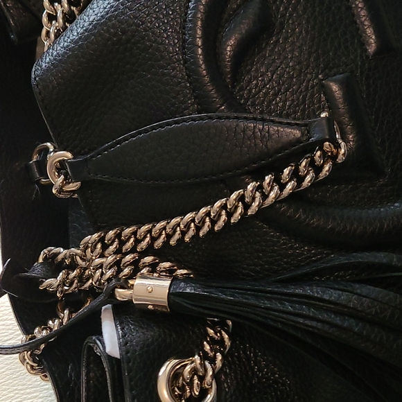 Gucci Black Soho Leather Tote - Picture 8 of 10